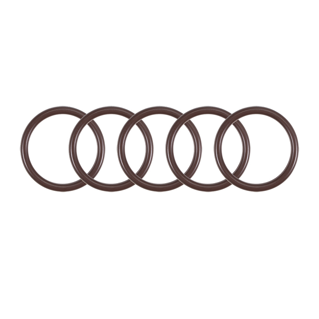 uxcell Uxcell Fluorine Rubber O-Rings 19mm OD 15mm ID 2mm Width, Metric FKM Sealing Gasket, Pack of 5