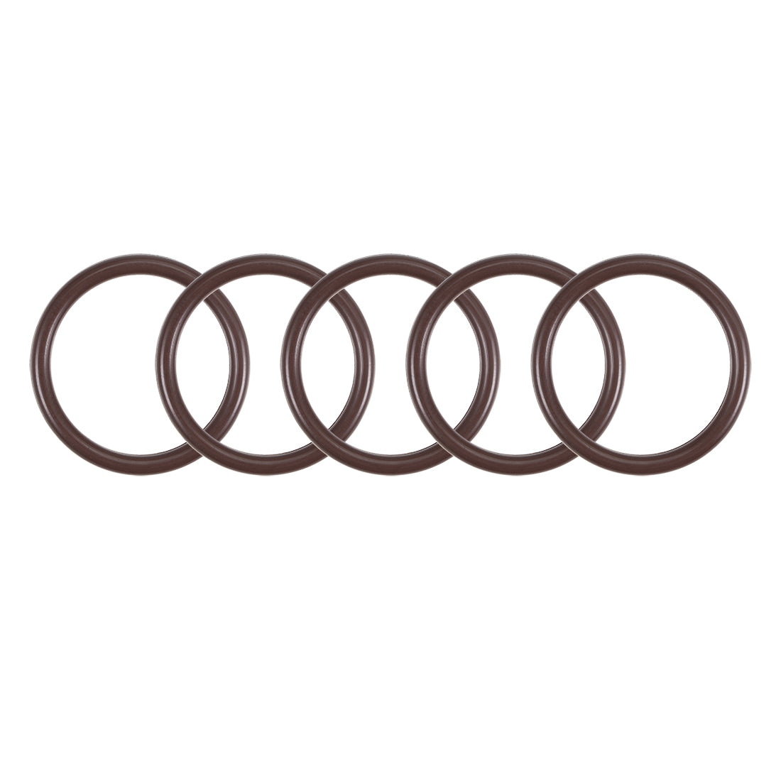 uxcell Uxcell Fluorine Rubber O-Rings 20mm OD 16mm ID 2mm Width, Metric FKM Sealing Gasket, Pack of 5