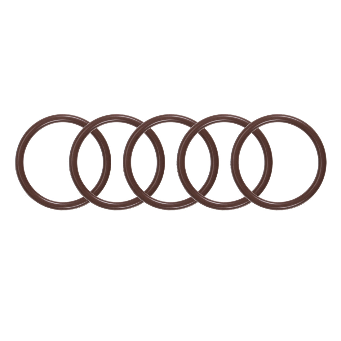 uxcell Uxcell Fluorine Rubber O-Rings 22mm OD 18mm ID 2mm Width, Metric FKM Sealing Gasket, Pack of 5