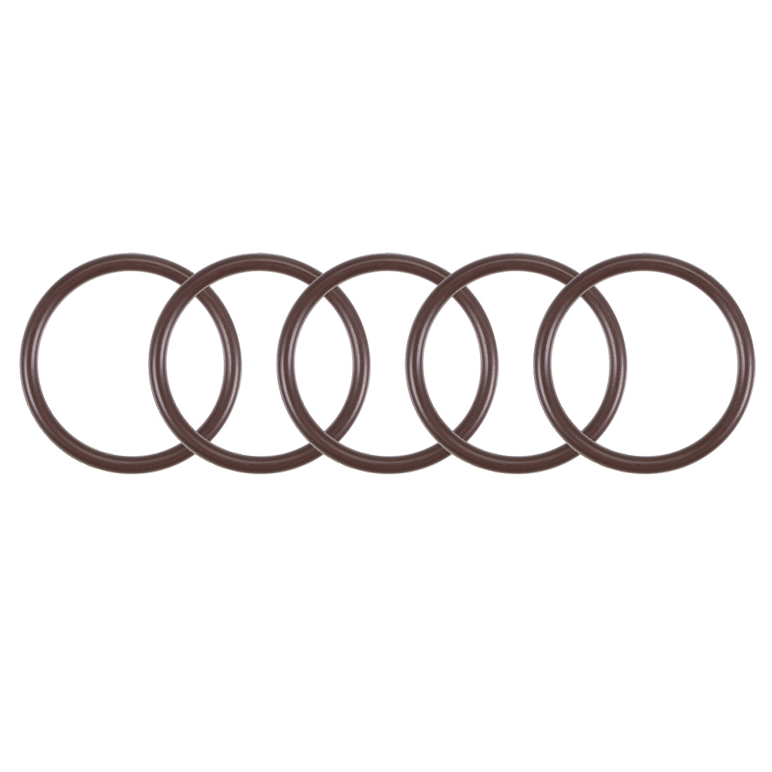 uxcell Uxcell Fluorine Rubber O-Rings 24mm OD 20mm ID 2mm Width, Metric FKM Sealing Gasket, Pack of 5