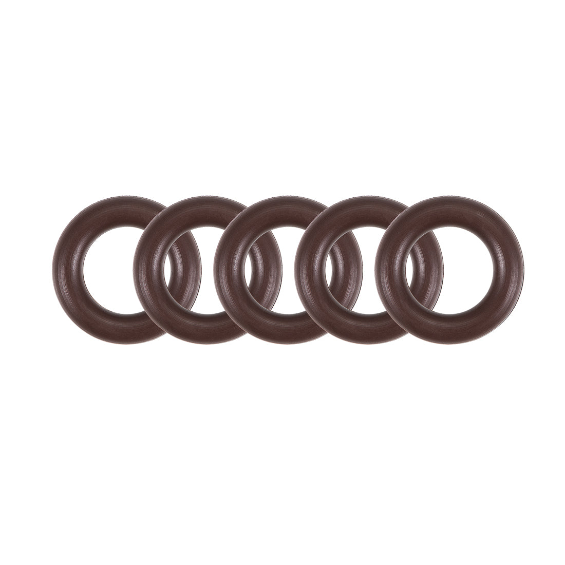 uxcell Uxcell Fluorine Rubber O-Rings 15mm OD 9mm ID 3mm Width, Metric FKM Sealing Gasket, Pack of 5