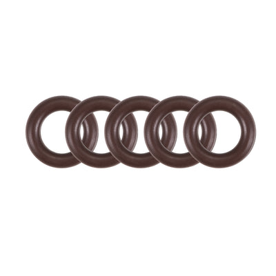 uxcell Uxcell Fluorine Rubber O-Rings 15mm OD 9mm ID 3mm Width, Metric FKM Sealing Gasket, Pack of 5