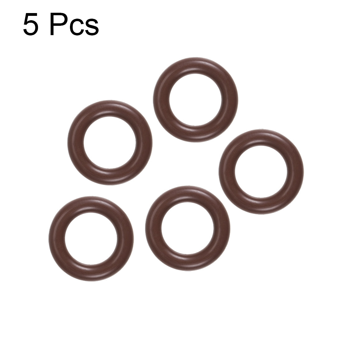 uxcell Uxcell Fluorine Rubber O-Rings 16mm OD 10mm ID 3mm Width, Metric FKM Sealing Gasket, Pack of 5