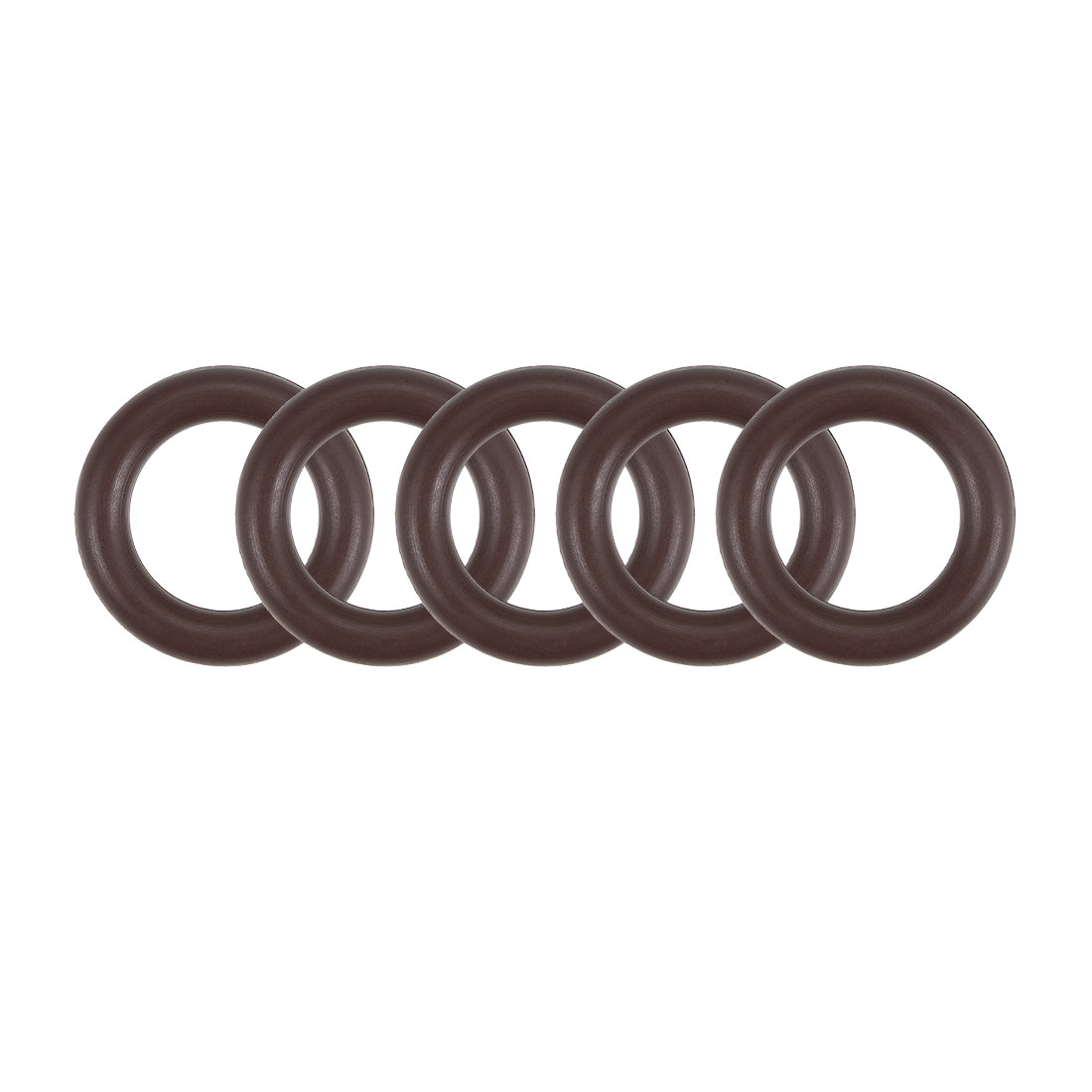 uxcell Uxcell Fluorine Rubber O-Rings 17mm OD 11mm ID 3mm Width, Metric FKM Sealing Gasket, Pack of 5