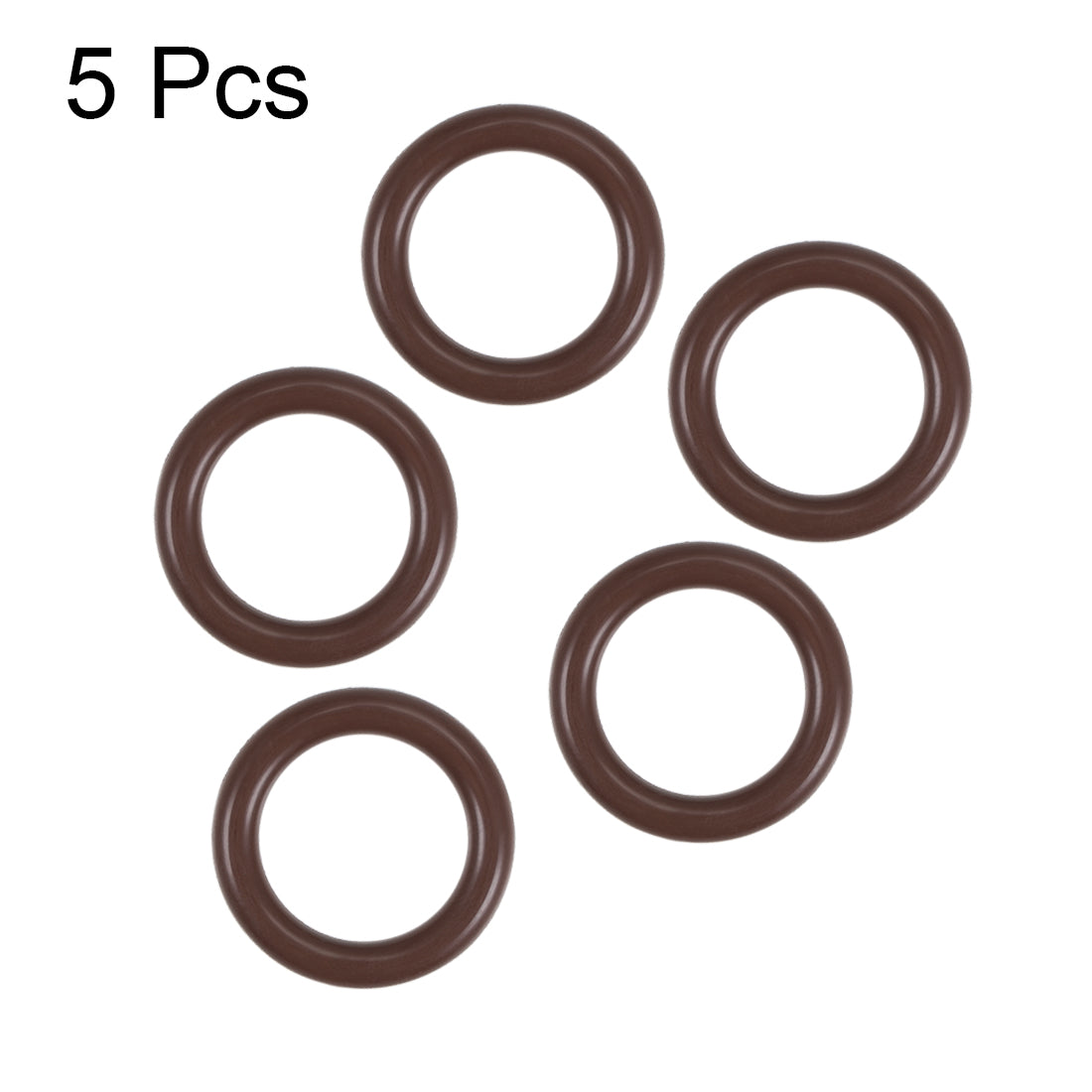 uxcell Uxcell Fluorine Rubber O-Rings 20mm OD 14mm ID 3mm Width, Metric FKM Sealing Gasket, Pack of 5