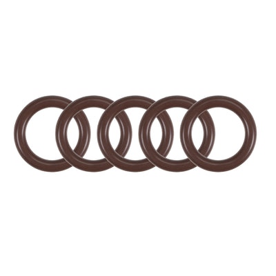 uxcell Uxcell Fluorine Rubber O-Rings 20mm OD 14mm ID 3mm Width, Metric FKM Sealing Gasket, Pack of 5