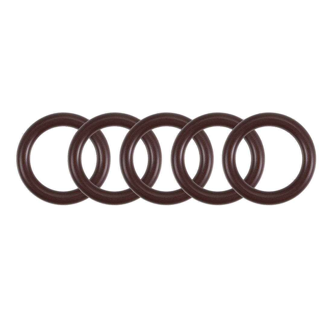 uxcell Uxcell Fluorine Rubber O-Rings 21mm OD 15mm ID 3mm Width, Metric FKM Sealing Gasket, Pack of 5