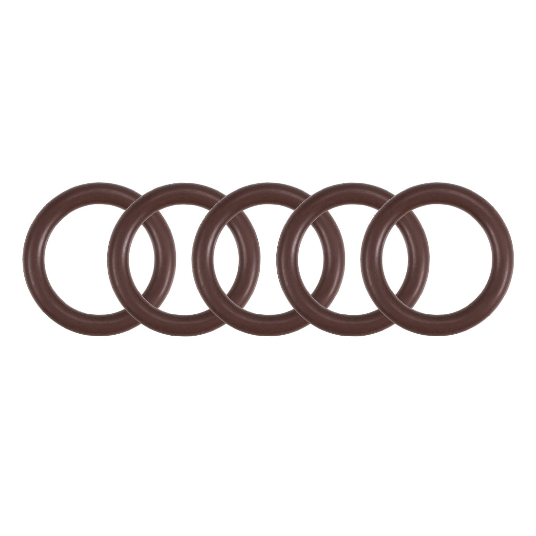 uxcell Uxcell Fluorine Rubber O-Rings 22mm OD 16mm ID 3mm Width, Metric FKM Sealing Gasket, Pack of 5