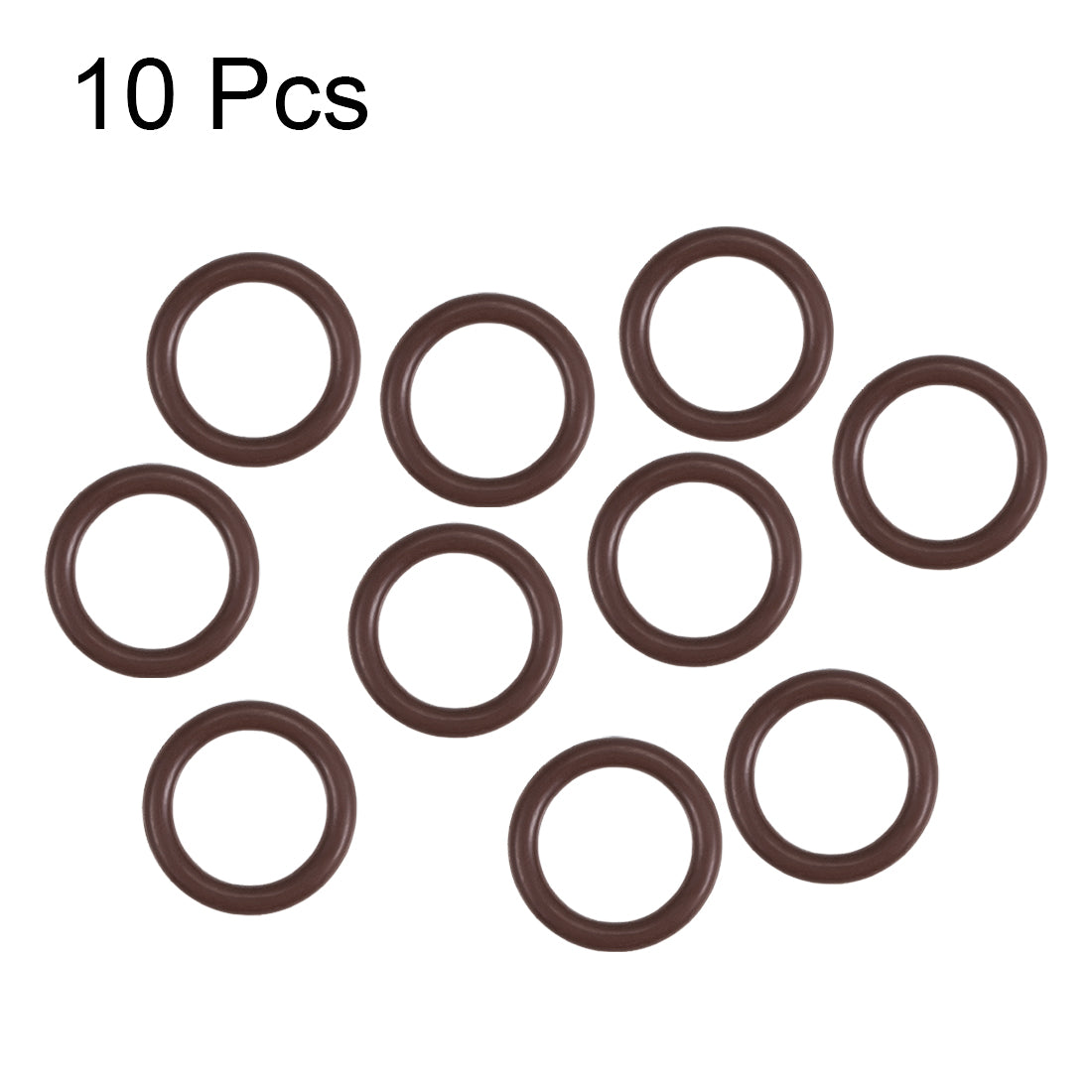 uxcell Uxcell Fluorine Rubber O-Rings 22mm OD 16mm ID 3mm Width, Metric FKM Sealing Gasket, Pack of 10