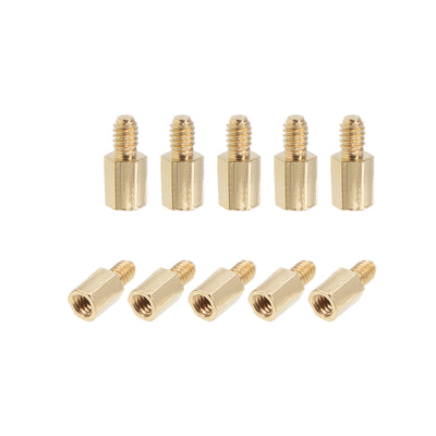 Harfington M2 Male to Female Hex Brass Spacer Standoff 20pcs