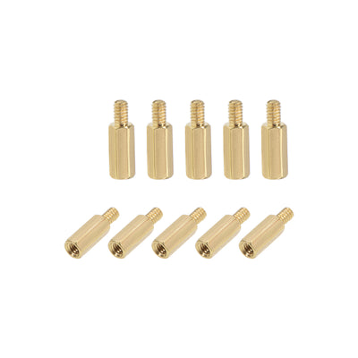 Harfington M2 Male to Female Hex Brass Spacer Standoff 20pcs