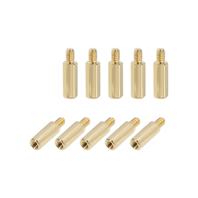 Harfington M2 Male to Female Hex Brass Spacer Standoff 20pcs