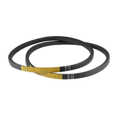 Harfington Uxcell V-Belts B-Section Rubber Drive Belts