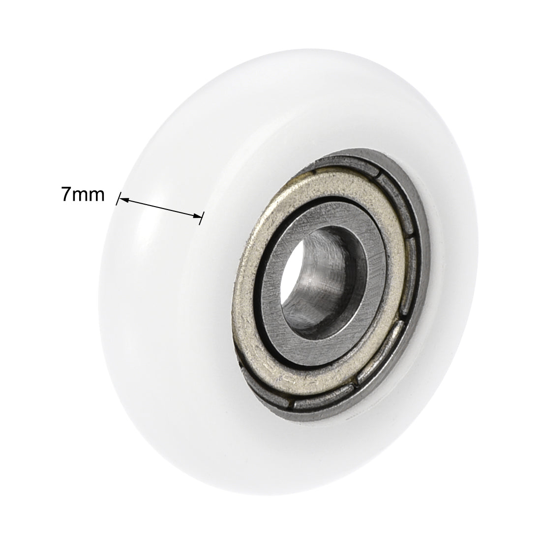 uxcell Ball Bearing Guide Pulley Roller Double Shielded Chrome Steel Bearings