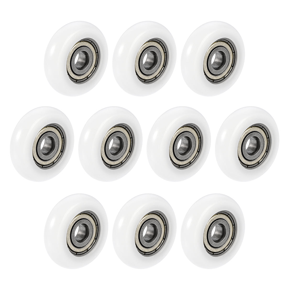 uxcell Ball Bearing Guide Pulley Roller Double Shielded Chrome Steel Bearings