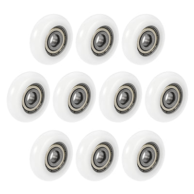 Harfington Ball Bearing Guide Pulley Roller Double Shielded Chrome Steel Bearings