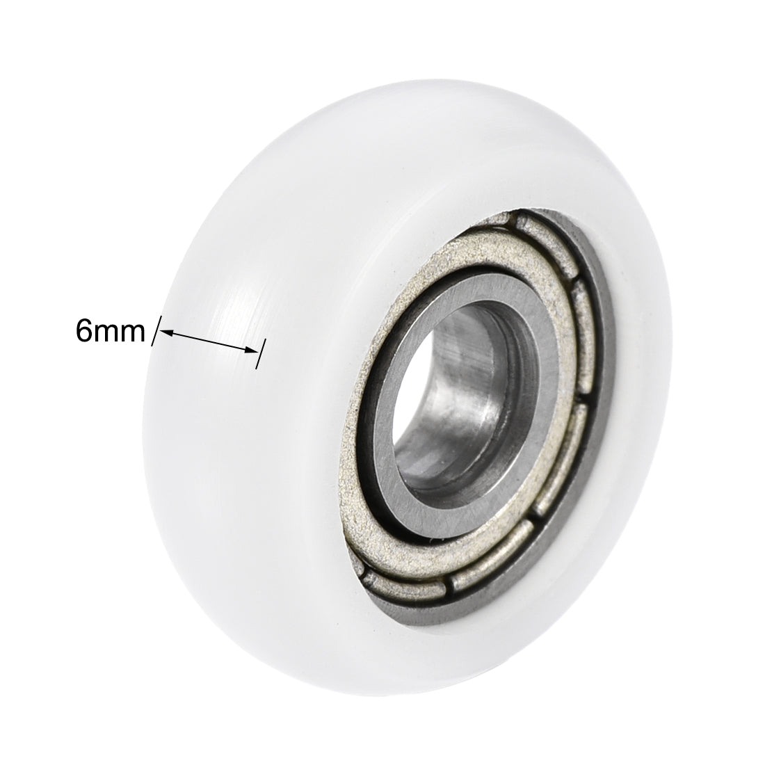 uxcell Ball Bearing Guide Pulley Roller Double Shielded Chrome Steel Bearings