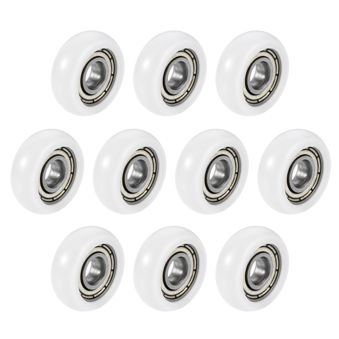 uxcell Ball Bearing Guide Pulley Roller Double Shielded Chrome Steel Bearings