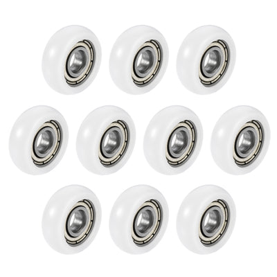 Harfington Ball Bearing Guide Pulley Roller Double Shielded Chrome Steel Bearings