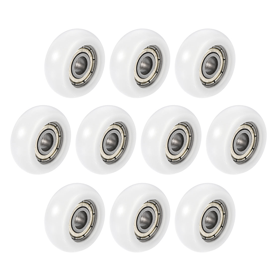 uxcell Ball Bearing Guide Pulley Roller Double Shielded Chrome Steel Bearings