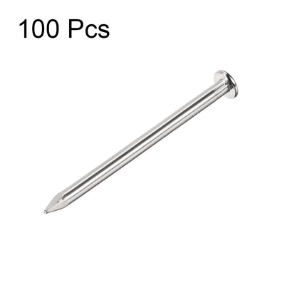 Harfington Uxcell Small Tiny Nails 1.8X30mm for DIY Decorative Pictures Wooden Boxes Household Accessories 100pcs