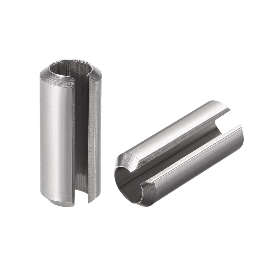 Harfington 304 Stainless Steel Split Spring Roll Dowel Pins Plain Finish 5Pcs