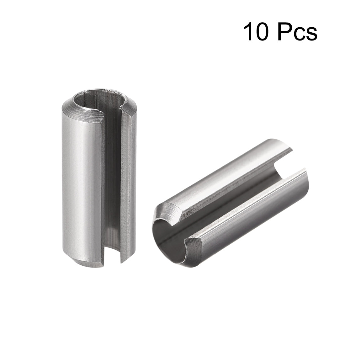 uxcell Slotted Spring Pin - M8 x 38mm Aluminium Alloy Steel Split