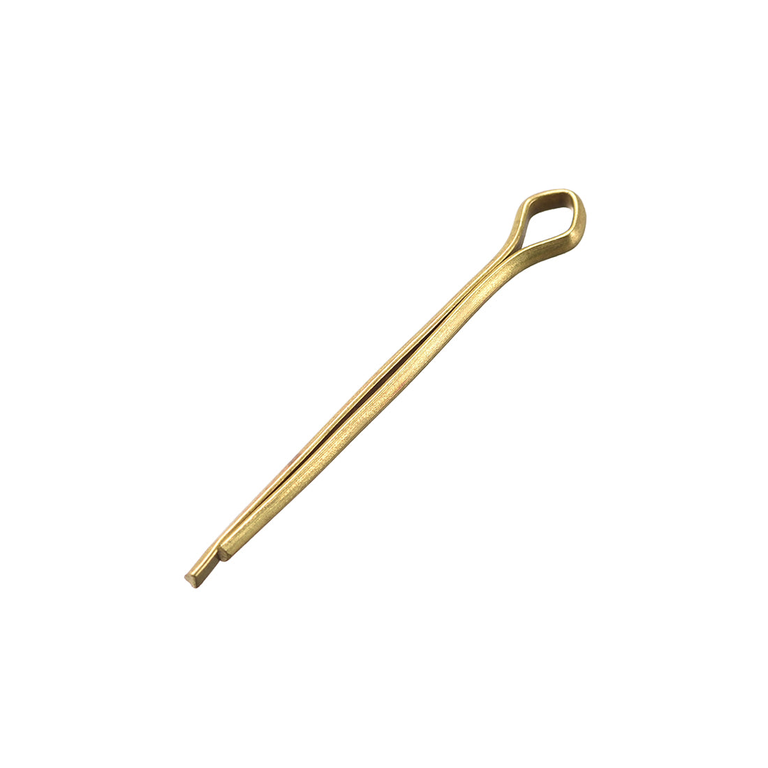 uxcell Uxcell Split Cotter Pin - 2mm x 30mm Solid Brass 2-Prongs Gold Tone 2Pcs