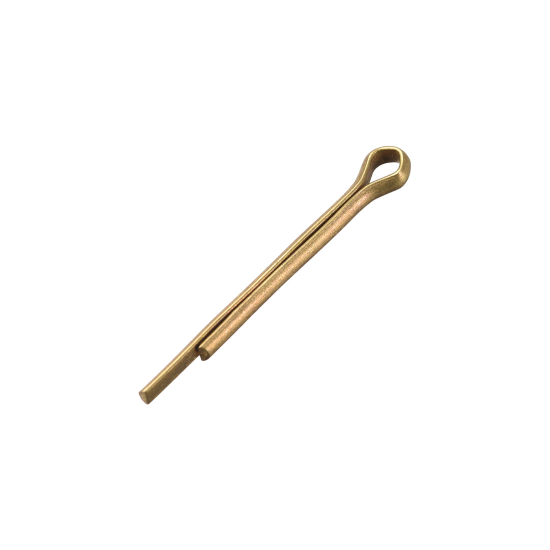 uxcell Uxcell Split Cotter Pin - 2.5mm x 25mm Solid Brass 2-Prongs Gold Tone 2Pcs