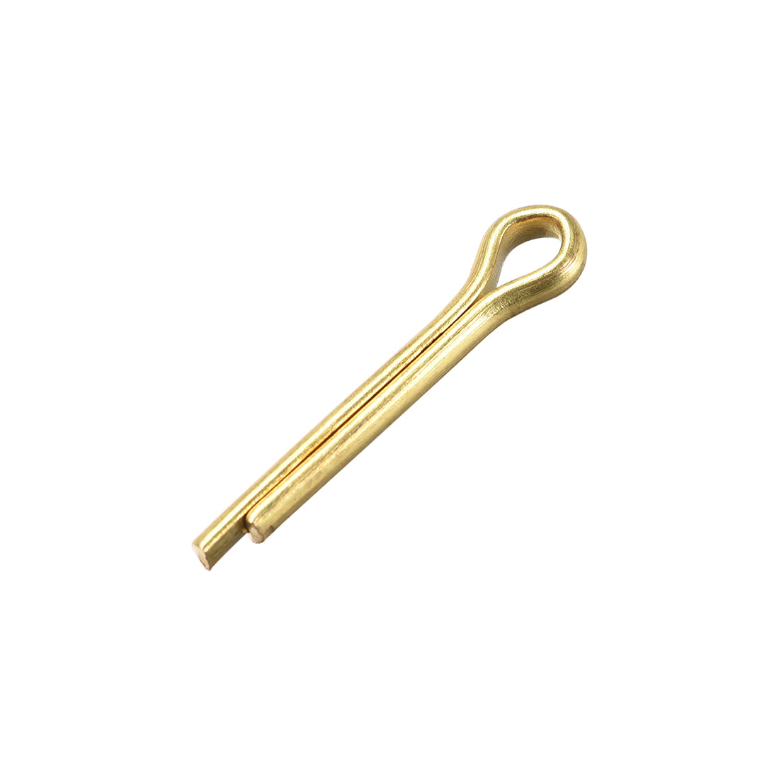 uxcell Uxcell Split Cotter Pin - 4mm x 25mm Solid Brass 2-Prongs Gold Tone 3Pcs