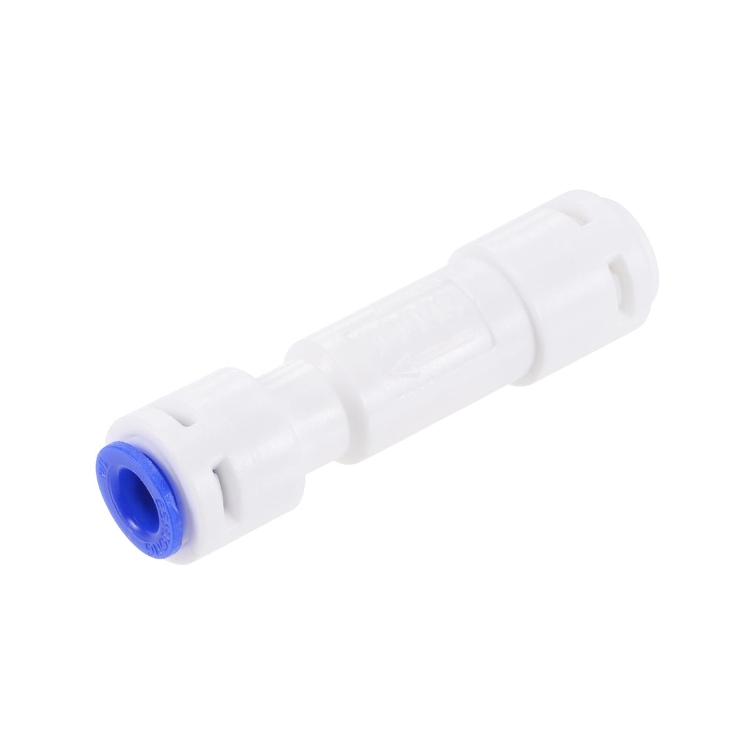 uxcell Uxcell Quick Connector Flow Restrictor 300CC 1/4" to 1/4", Straight Connect Fittings for RO Water Purifier, 65mm White Blue