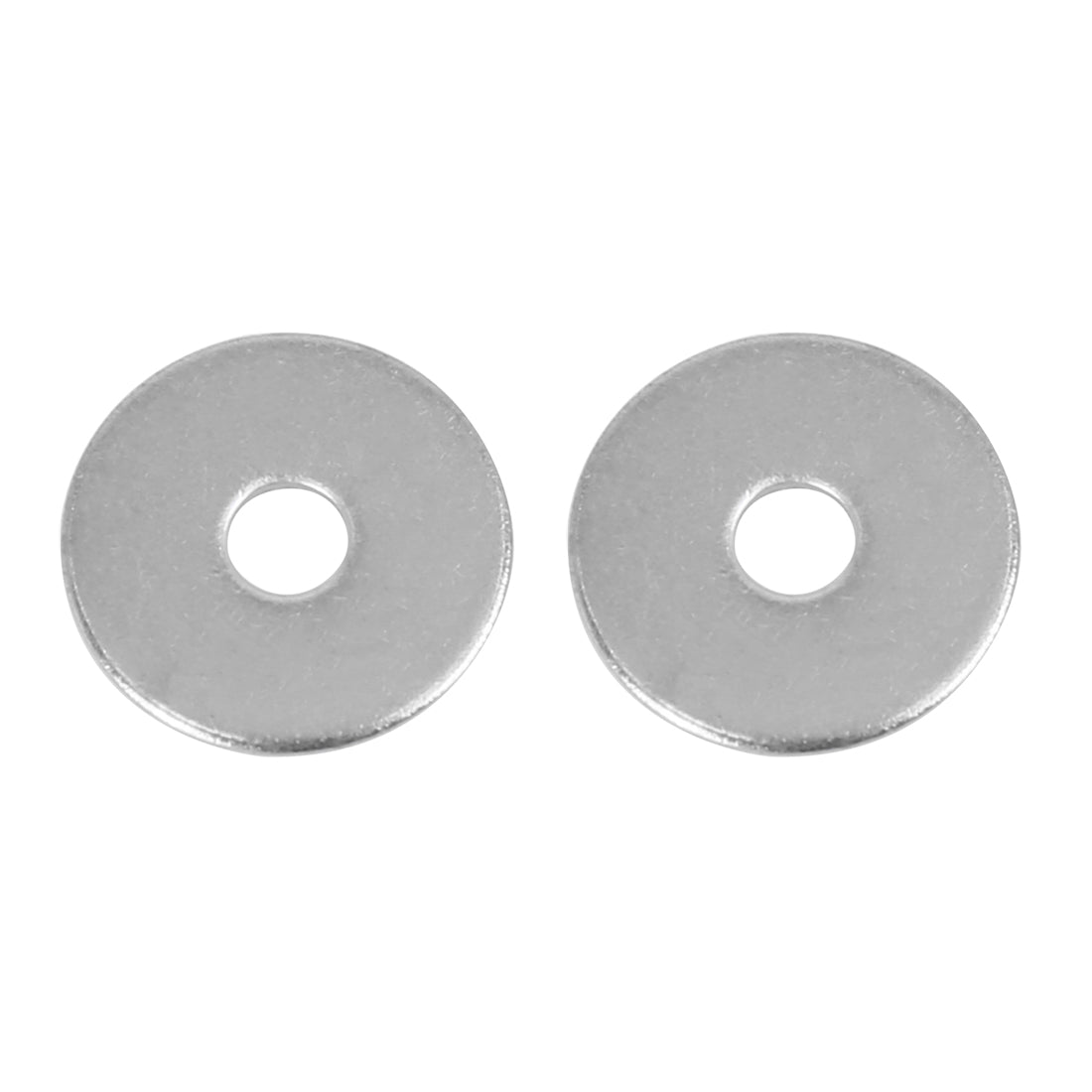 Harfington 55pcs M6 x 25mm x1.5mm Stainless Steel Car Fastener Sealing Flat Washer Gaskets