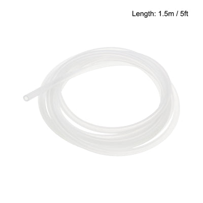 Harfington Silicone Tubing, Rubber Tubing Air Hose Water Tube for Pump Transfer