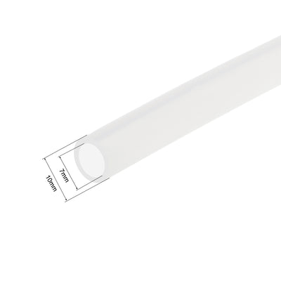 Harfington Uxcell Silicone Tubing, 7mm ID x 9mm OD 5ft Rubber Tube Translucent