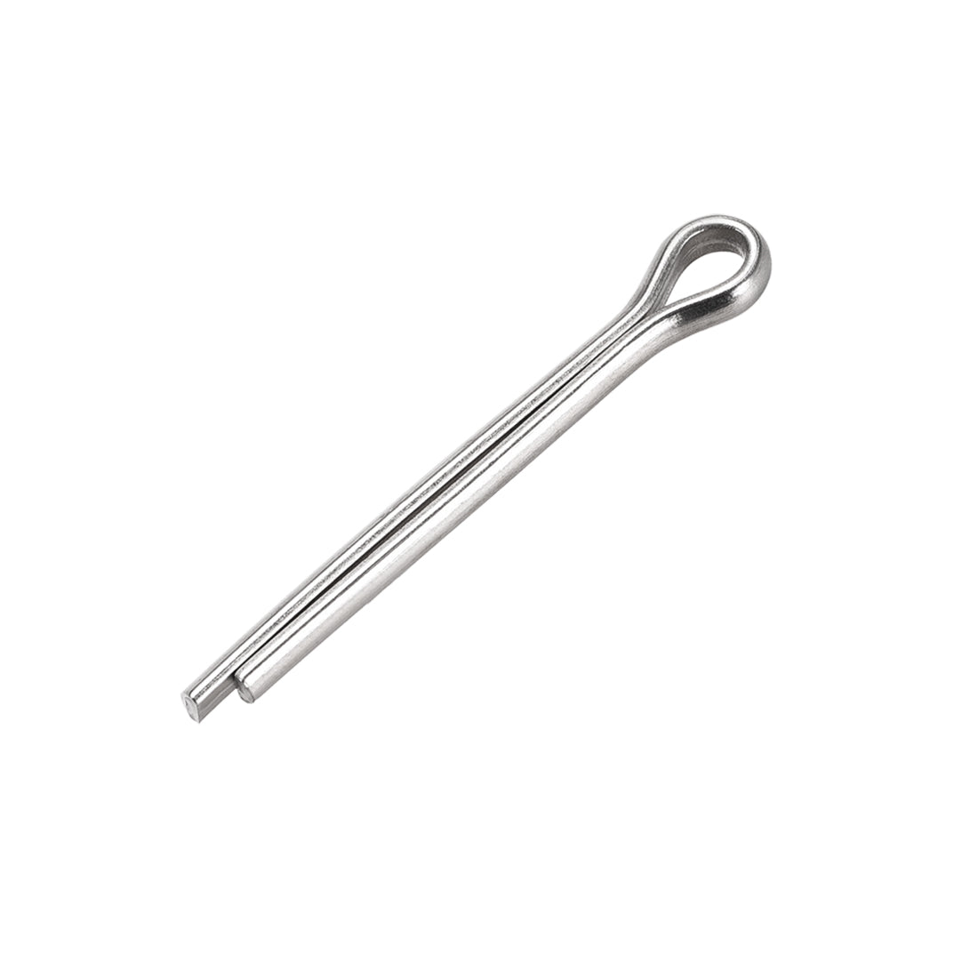 uxcell Uxcell Split Cotter Pin - 5mm x 45mm 304 Stainless Steel 2-Prongs Silver Tone 25Pcs