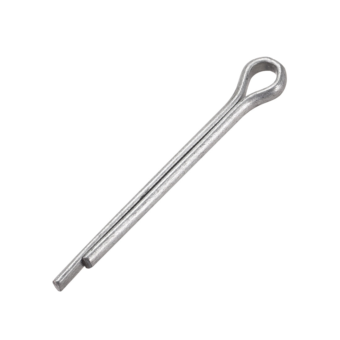 uxcell Uxcell Split Cotter Pin 5/32 inch x 1 37/64 inch Carbon Steel 2-Prongs Silver 25Pcs