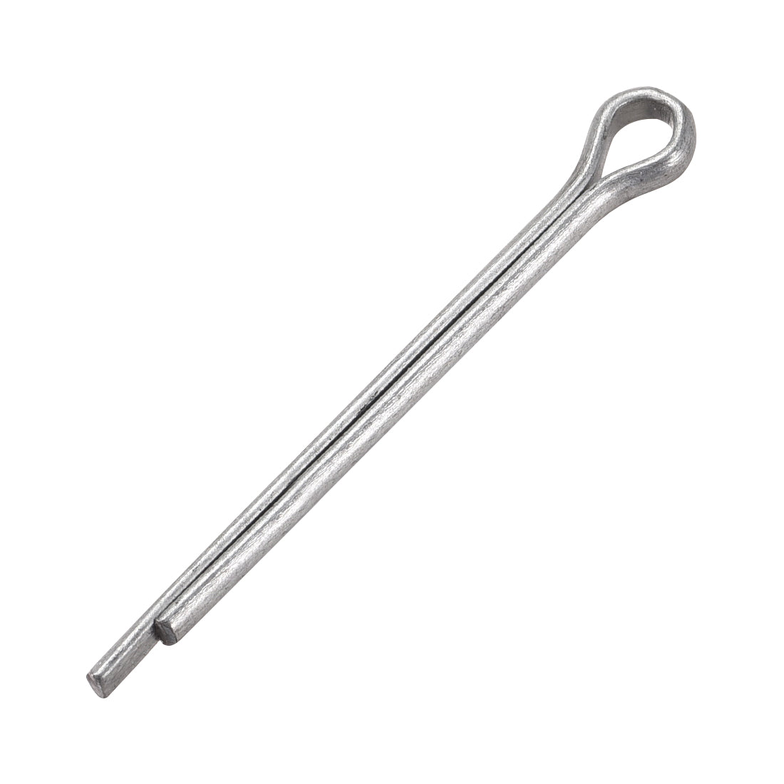 uxcell Uxcell Split Cotter Pin 5/32 inch x 1 31/32 inch Carbon Steel 2-Prongs Silver 25Pcs