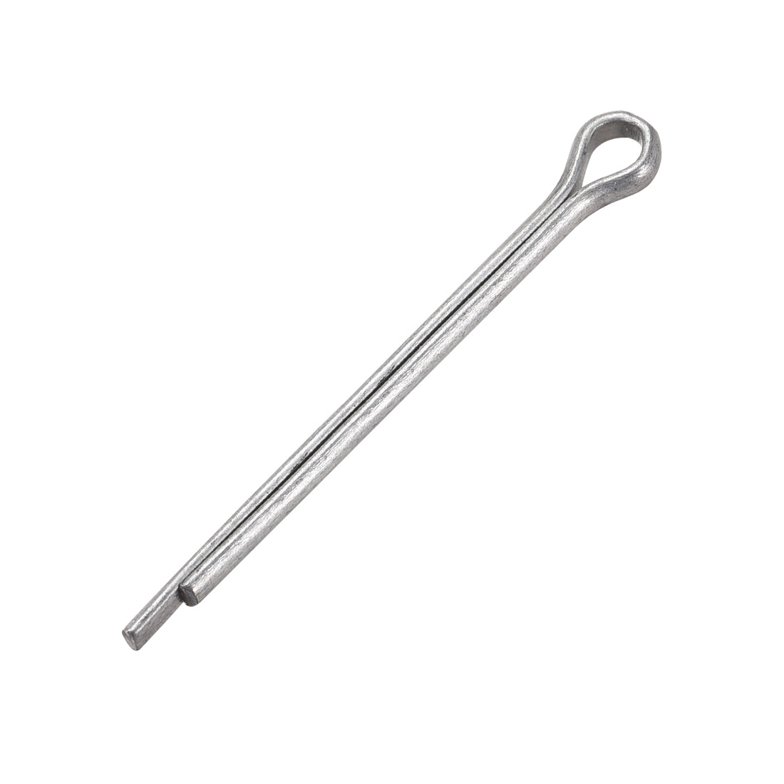 uxcell Uxcell Split Cotter Pin 5/32 inch x 2 23/64 inch Carbon Steel 2-Prongs Silver 25Pcs
