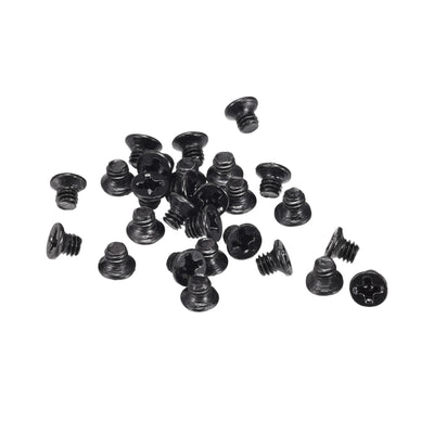 Harfington Phillips Screws Fasteners Black for Laptop PC TV Fan  Switch 350pcs