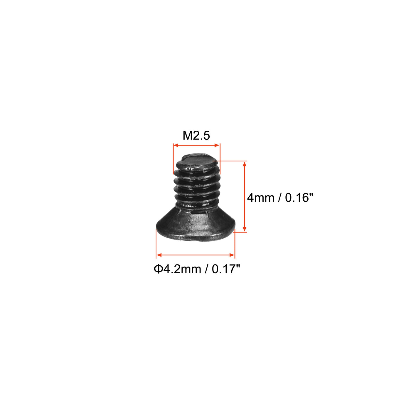 uxcell Phillips Screws Fasteners Black for Laptop PC TV Fan  Switch 350pcs