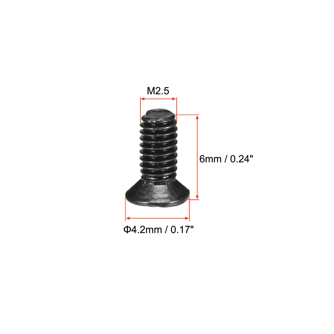 uxcell Phillips Screws Fasteners Black for Laptop PC TV Fan  Switch 350pcs