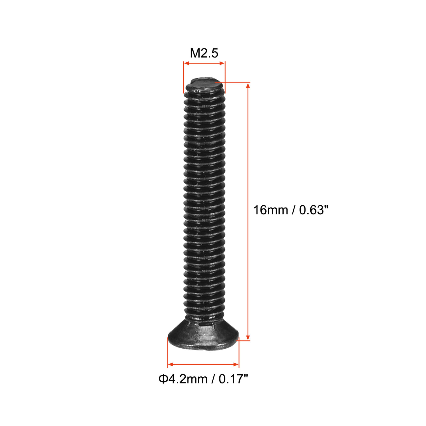 uxcell Phillips Screws Fasteners Black for Laptop PC TV Fan  Switch 350pcs
