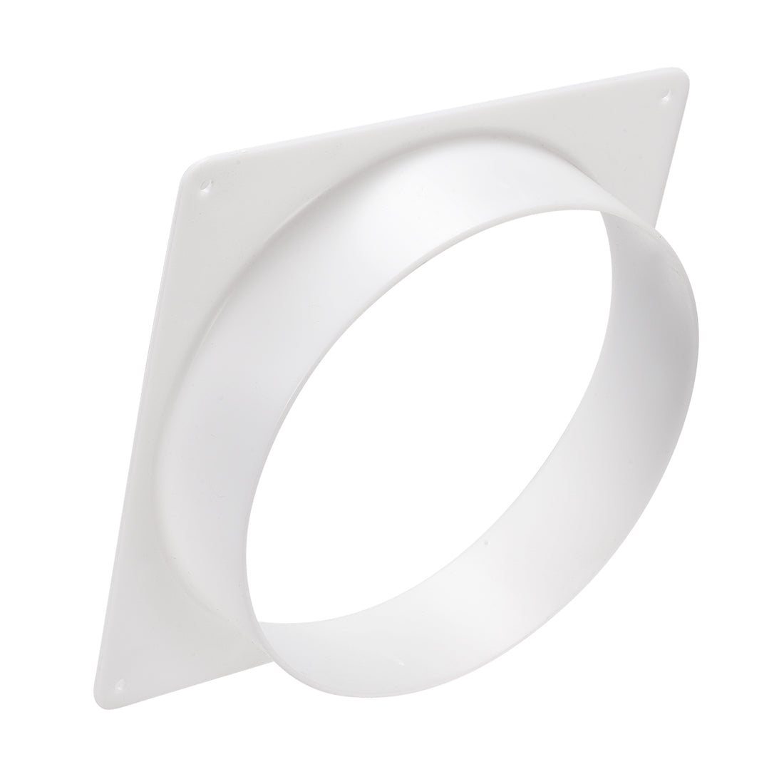 uxcell Uxcell 8Inch Duct Connector Flange ABS Plastic Air Outlet Inlet Hose Pipe Adaptor for Ventilation Equipment 2Pcs