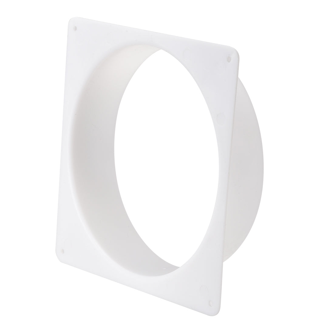 uxcell Uxcell 8Inch Duct Connector Flange ABS Plastic Air Outlet Inlet Hose Pipe Adaptor for Ventilation Equipment 2Pcs