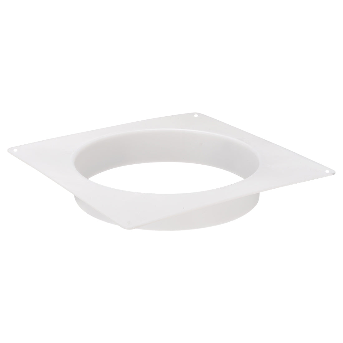 uxcell Uxcell 10Inch Duct Connector Flange ABS Plastic Air Outlet Inlet Hose Pipe Adaptor for Ventilation Equipment