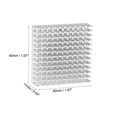 Harfington Slotted Notch Heatsink for MOS IC Chip RAM CPU Stepper Motor 3D Printer 6pcs