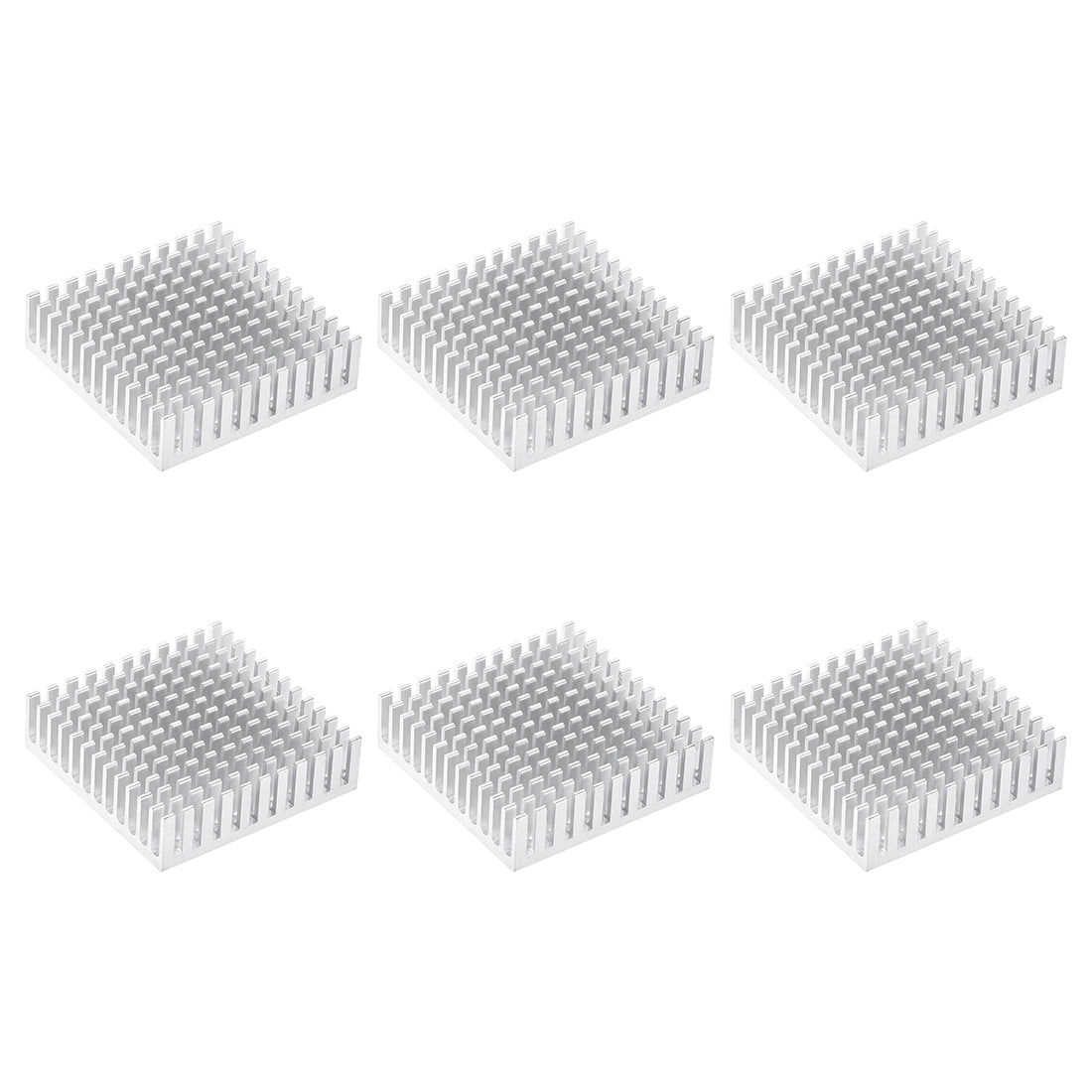 Harfington Slotted Notch Heatsink for MOS IC Chip RAM CPU Stepper Motor 3D Printer 6pcs