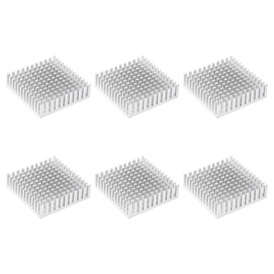 Harfington Slotted Notch Heatsink for MOS IC Chip RAM CPU Stepper Motor 3D Printer 6pcs