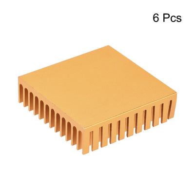 Harfington Slotted Notch Heatsink for MOS IC Chip RAM CPU Stepper Motor 3D Printer 6pcs