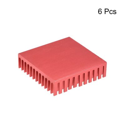 Harfington Slotted Notch Heatsink for MOS IC Chip RAM CPU Stepper Motor 3D Printer 6pcs